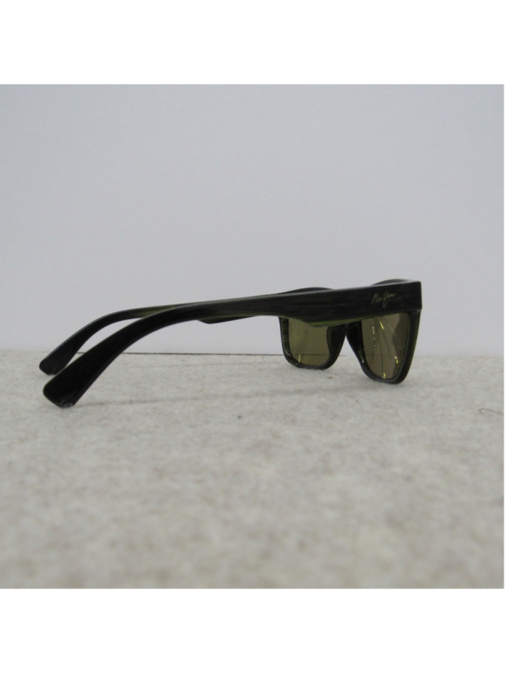 Maui Jim Snapback MJ730-15C Sunglasses Green Stripe Frame Only 53-18-145 Italy